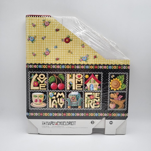 Mary Engelbreit Other - 4 pcs Mary Engelbreit Magazine Paper File Holders Cardboard Box-New Sealed!